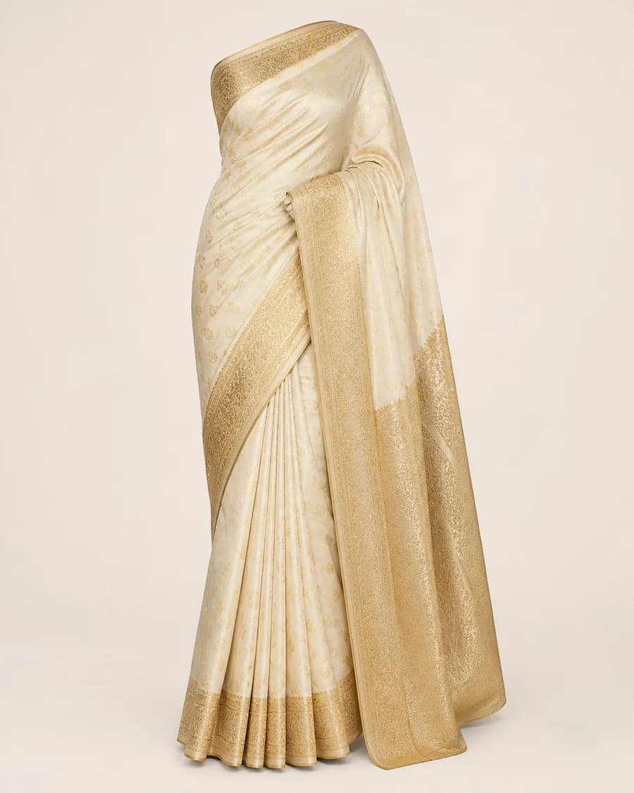 Gold Zari Saree