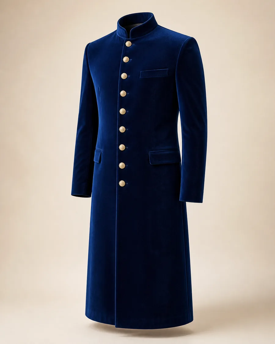 Royal Blue Sherwani